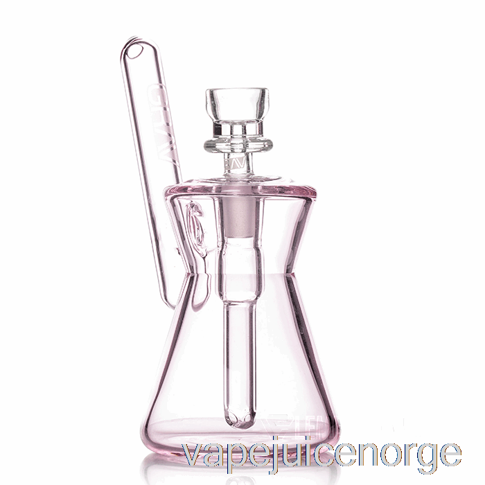 Vape Med Nikotin Grav Timeglass Lomme Bubbler Rosa